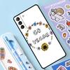 Go Vegan Case For Samsung Galaxy S23 S22 S21 Ultra S20 FE S9 S10 Note 10 Plus Note 20 Ultra Full Cover
