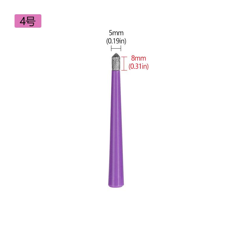 1PC Diamant Perle Glas Perle Reibahle Grat Perlen Loch Vergrößerer Werkzeuge Puncher für DIY Schmuck Machen Perle Reibahle