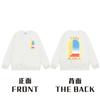 American Trendy Brand Casablanca Crew Neck Sweater Hoodie Men's Couple Ins Autumn and Winter Thickened Long-sleeved Women's T