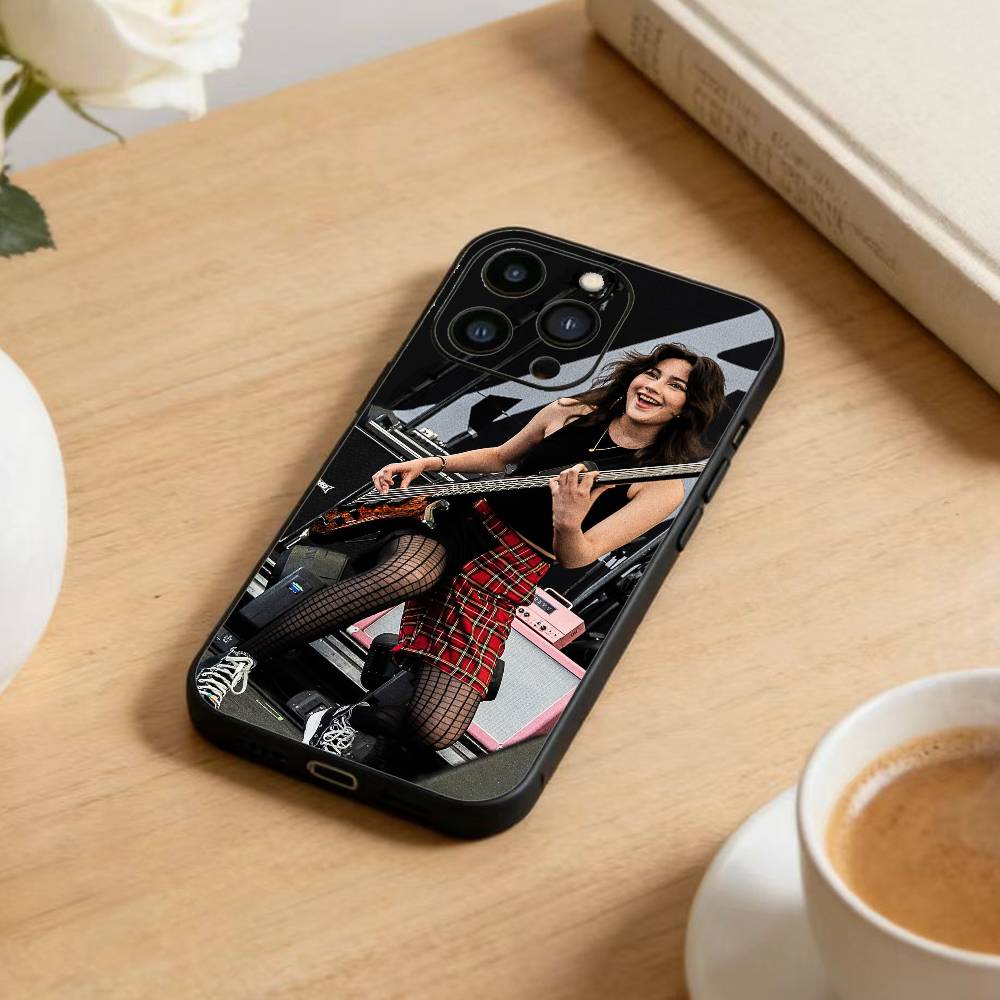 T-The Band W-Warning Phone Case For iPhone 17 16 15 14 13 12 Max Plus Silicone Black Cover
