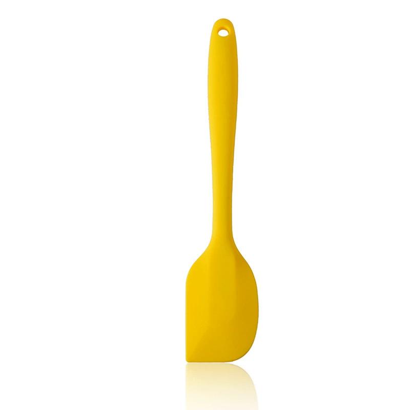 21cm Nonstick Silicone Spatula Cream Butter Cake Spatula Mixing Batter Scraper Baking Scraper Mixer Heat-Resistant Cooking Tool
