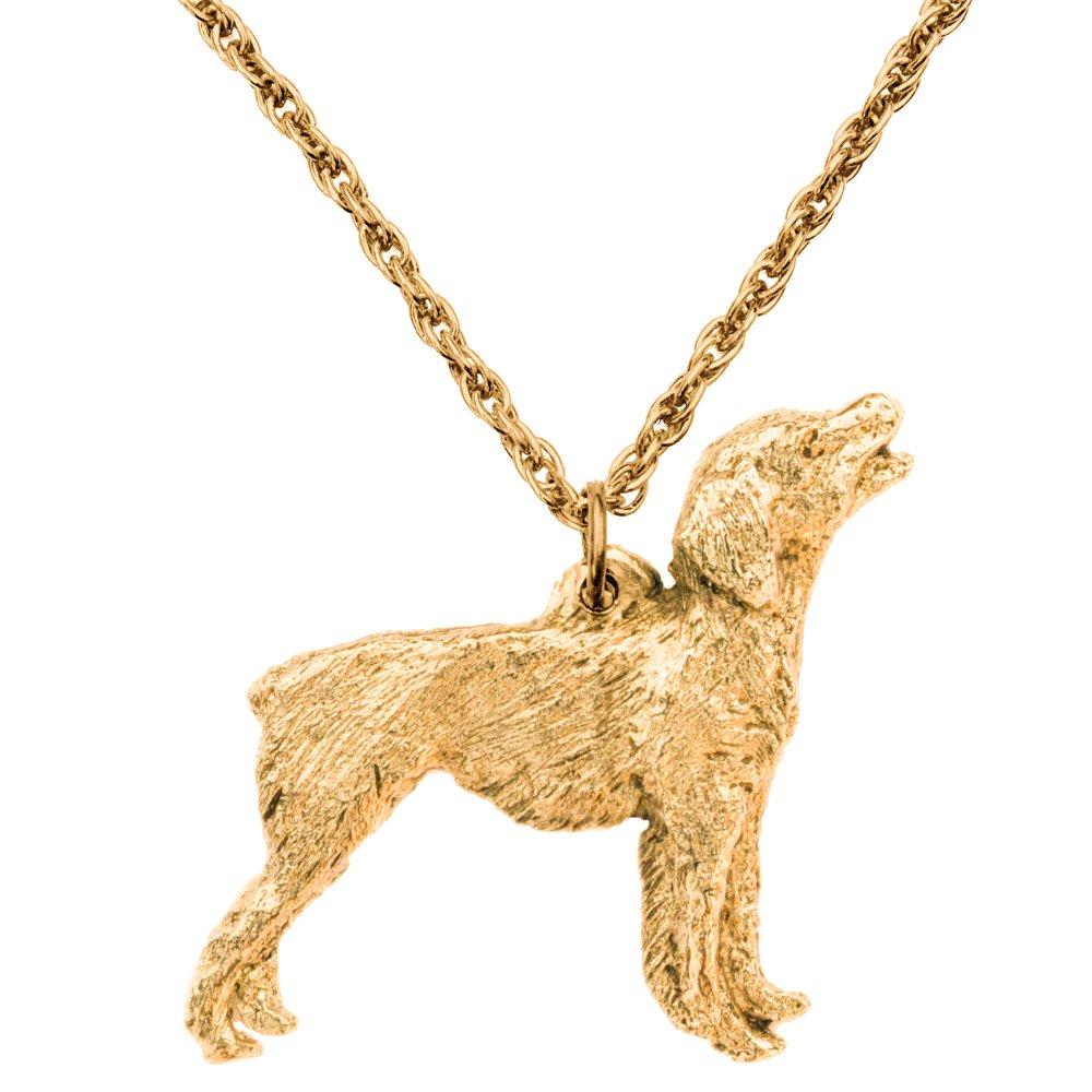 Brittany (Brittany Spaniel) British-made Art Dog Pendant Necklace Collection