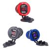 Premium Quality 12v/24v Car Cigarette Lighter Socket Plug Dual Usb Charger Adapter With Led Voltmeter