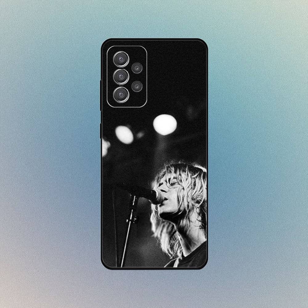 K-Kurt C-Cobain Rock Phone Case For Samsung S25,S24,S21,S22,S23,S30,Ultra,S20,Plus,Fe,Lite,Note,10,9,5G Black Cover