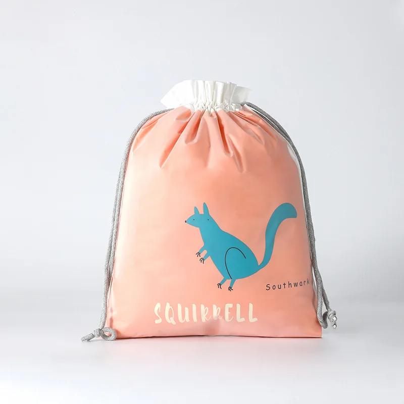 Waterproof Drawstring Double Layer Drawstring Bag Drawstring Travel Buggy Bag Shoes Underwear Underpants Dirty Clothes Storage