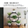 Susire Flower with Flower Potted Plant Plant Garden Flower Gardening Balcony Stand, Indoor, Casters, Iron, Black, Stand, Stand, Shelf, Rack, Stand,