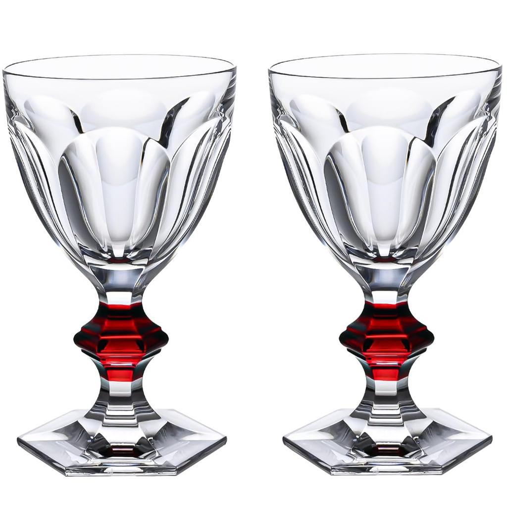 Baccarat Harcourt Wine Glasses, Pair, #2810590, Parallel Import