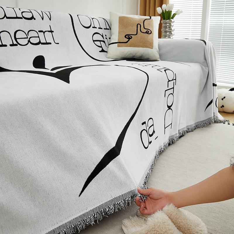 Thick Sofa Protector Soft Pet Friendly Multifunction Sofa Towel Easy-care Cover for Living Room Sofa