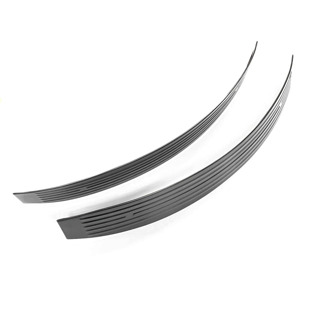 CGP Front Wing Protector (Black Hairline Stainless, 2PCS) for Daihatsu Hijet Truck S500P/S510P, Fits Jumbo/Extra