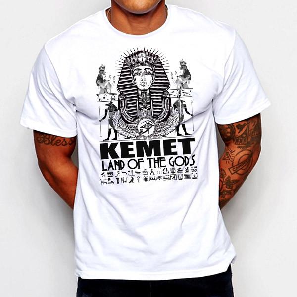 Egyptian  Egypt Kemet Pharaoh Ankh King Tut Eye Of Horus Ra Land of Gods Unisex T-Shirt M
