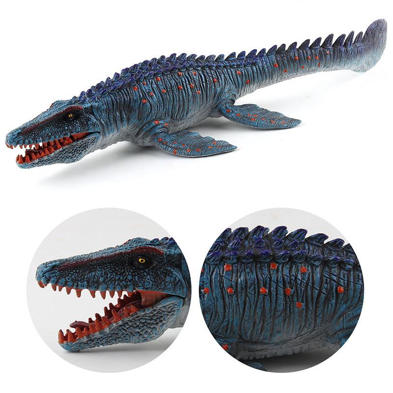 Model Mosasaurus Jurassic With Movable Jaw For Kids Play And Collector Showcase