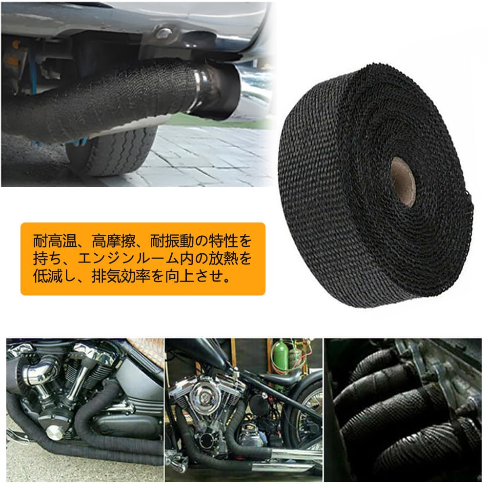 Heat Resistant Thermo Bandage Heat Resistant Cloth 2.5cm*5m Glass Fiber