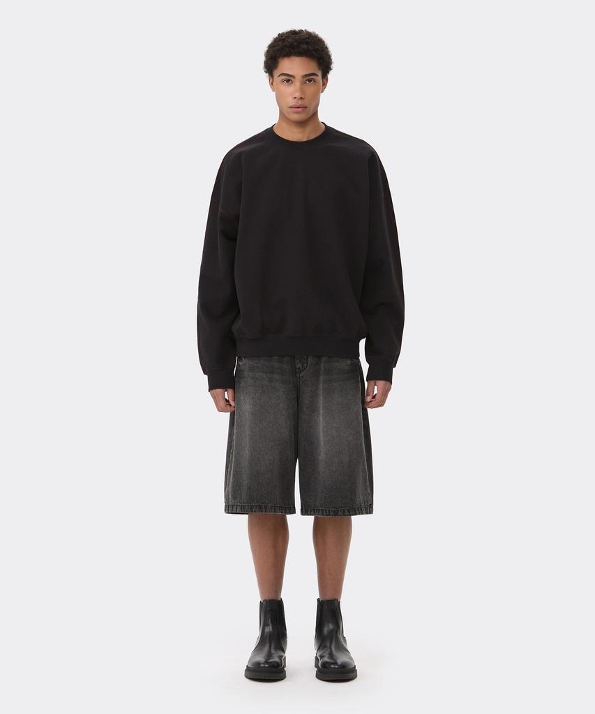 Keoseuuteommellou Black Denim Bermuda Shorts Cwpam26371Bkx