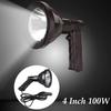 4 Inch 100W Automoblies Searchlight  LED Projector Lamps Handheld Hunting Light Fishing Outdoor Camping Lighting Work Lights