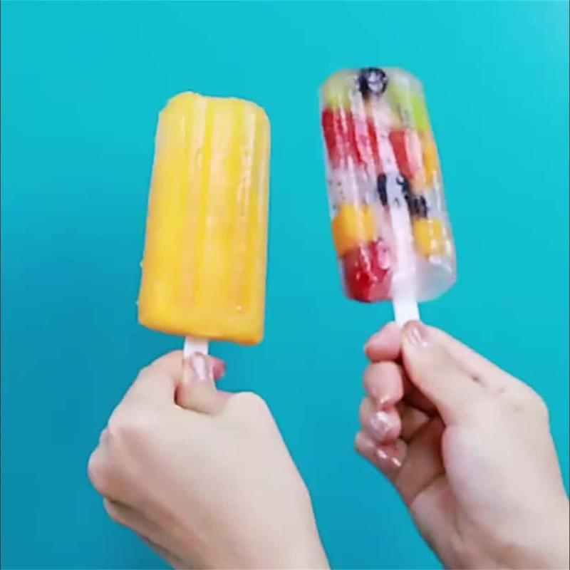 1 entry External supplies Room 4 stick popsicle mold attached Children can Popsicle mold DIY self Ice cream ice cream mold