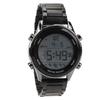 Men Digital Watch Multifunctional 50m Waterproof Depth LED Night Light Men Wrist Watch Black