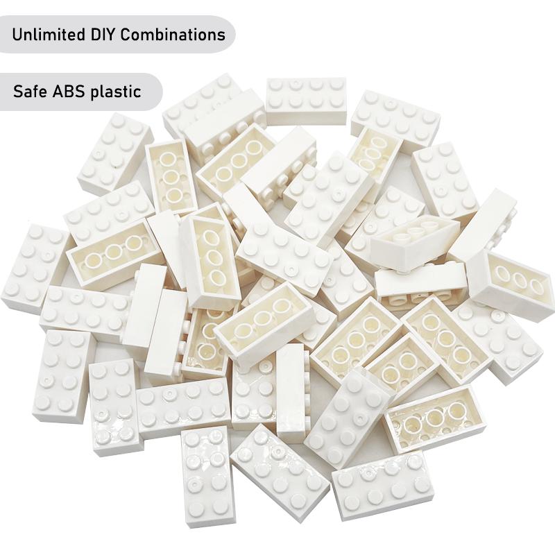 Klocki konstrukcyjne 2x4 DIY Klasyczne kreatywne zabawki kompatybilne z marką 3001 Klocki luzem MOC Zestaw do zabawy dla dzieci Prezent 100-300 elementów
