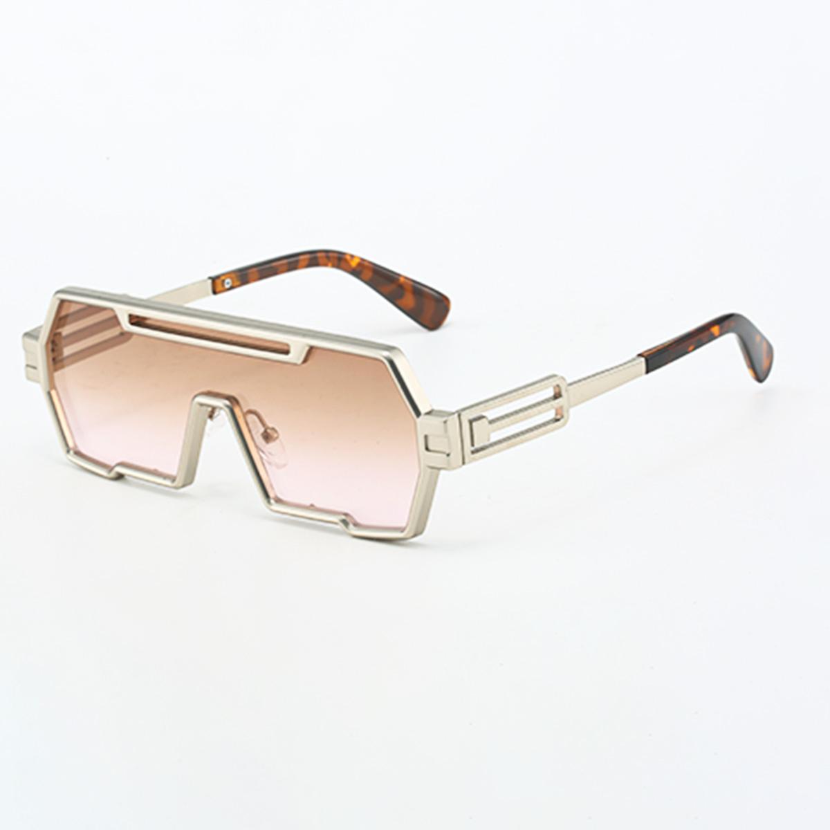 

New Stylish Women Designer Luxury Sunglasses Integrated Split Lens Rectangular Sunglasses Women s Retro UV400 Glasses W140847WW-
