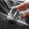 Portable Rechargeable Fabric Lint Remover with Six-Blade Design Handheld Clothes Fuzz Shaver for Home Use and Travel