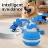Yobensun Rolling Dog Toy, Automatic Dog Walker Interactive Indestructible Waggle Ball Toy, Interactive Ball with Motion Activation & Chirping Sounds