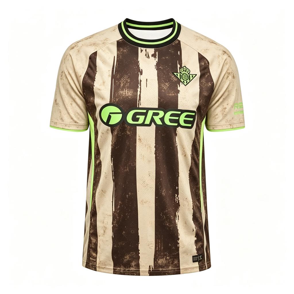 Men Print Soccer Jersey, Blue Black Stripe Short Sleeve Football T‑Shirt, Quick Dry Breathable Sports Fan Training Uniform Tops