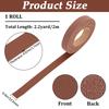 196 palců Měkké kožené řemínky 3/4 palce široké Hnědý kožený řemínek Pás Plnozrnná kožená šňůra Obal pro DIY řemeslné projekty