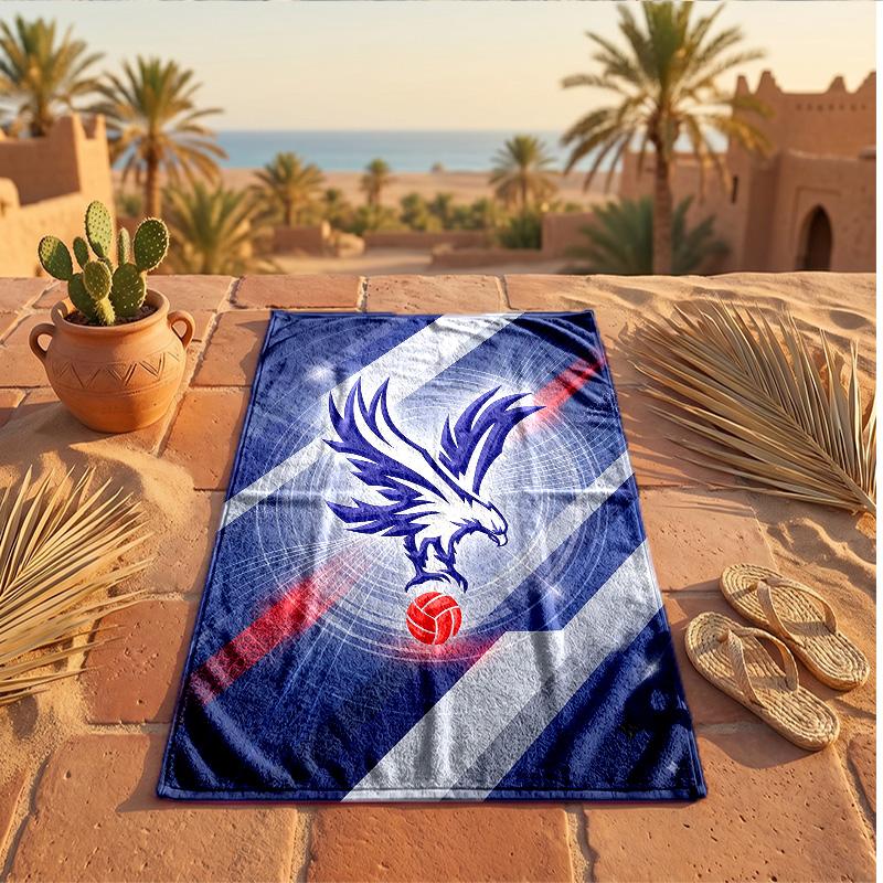 Crystal Palace Theme Beach Towel Soft Quick?dry Towel For Summer Beach Vacation Swimming