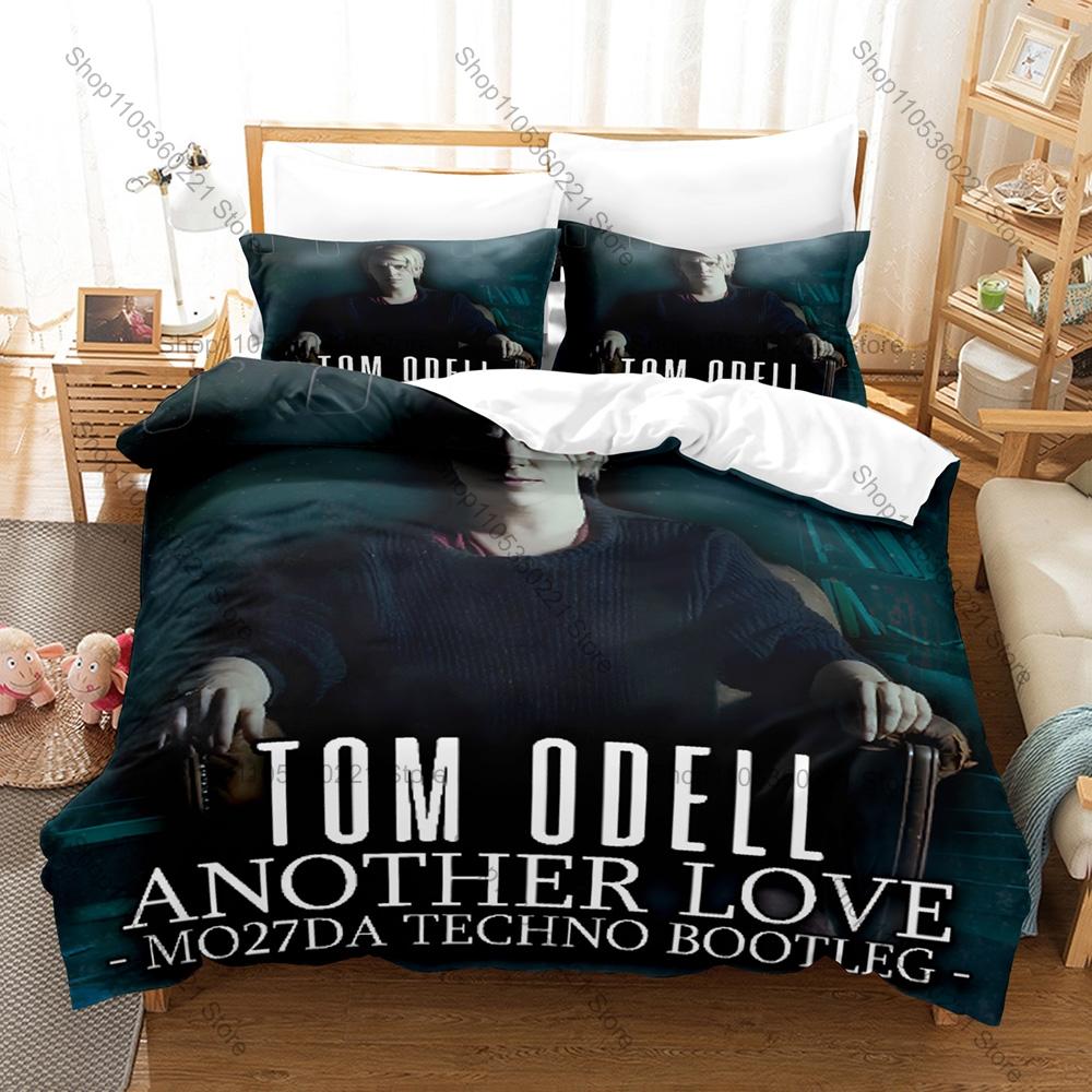 Famous Piano Pop Artist Tom Odell Concert Poster Print Bedding Set 3in1 1 Duvet Cover 2 Pillowcases Soft Household Bed Textile