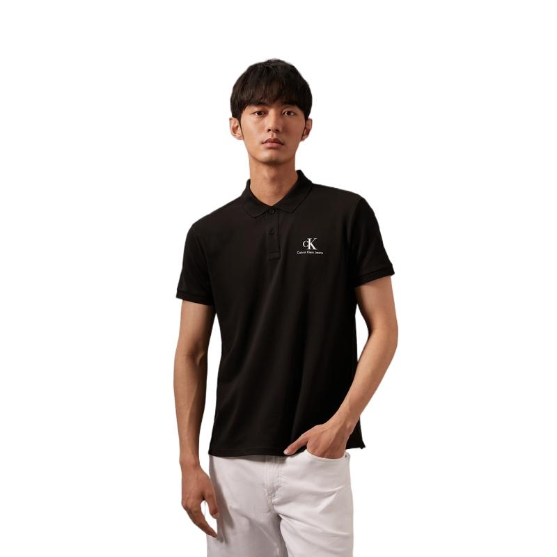 Calvin Klein Polo Shirts Men's Polo Collar Moderate Straight Fit J319635