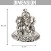 Silver Plated Lord Ganesh Idol with Beautiful Thank You Gift Box & Carry