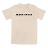 Jesus Saves Charlie Kirk T-shirt Letter Graphic Printing Tshirts for Male Short Sleeve Cotton Casual Tee-shirt Men Women Clothes