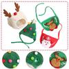 Adorável Conjunto de Chapéu de Natal e Toalha de Saliva para Cães e Gatos Para Celebrações Festivas de Animais de Estimação