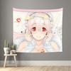 Cutecore Super Sonico Tapestry Room decoration Home Decoration Tapestry Decor Accessories Cute Room Decor