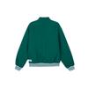 adidas Puffer Jackets Men's Forest Green/White Baseball Collar Moderate Puffer Jacket IZ1601