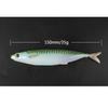3pcs 3D Simulation Flying Fish Lures PVC Material Luminous Fishing Lures  Sea Fishing