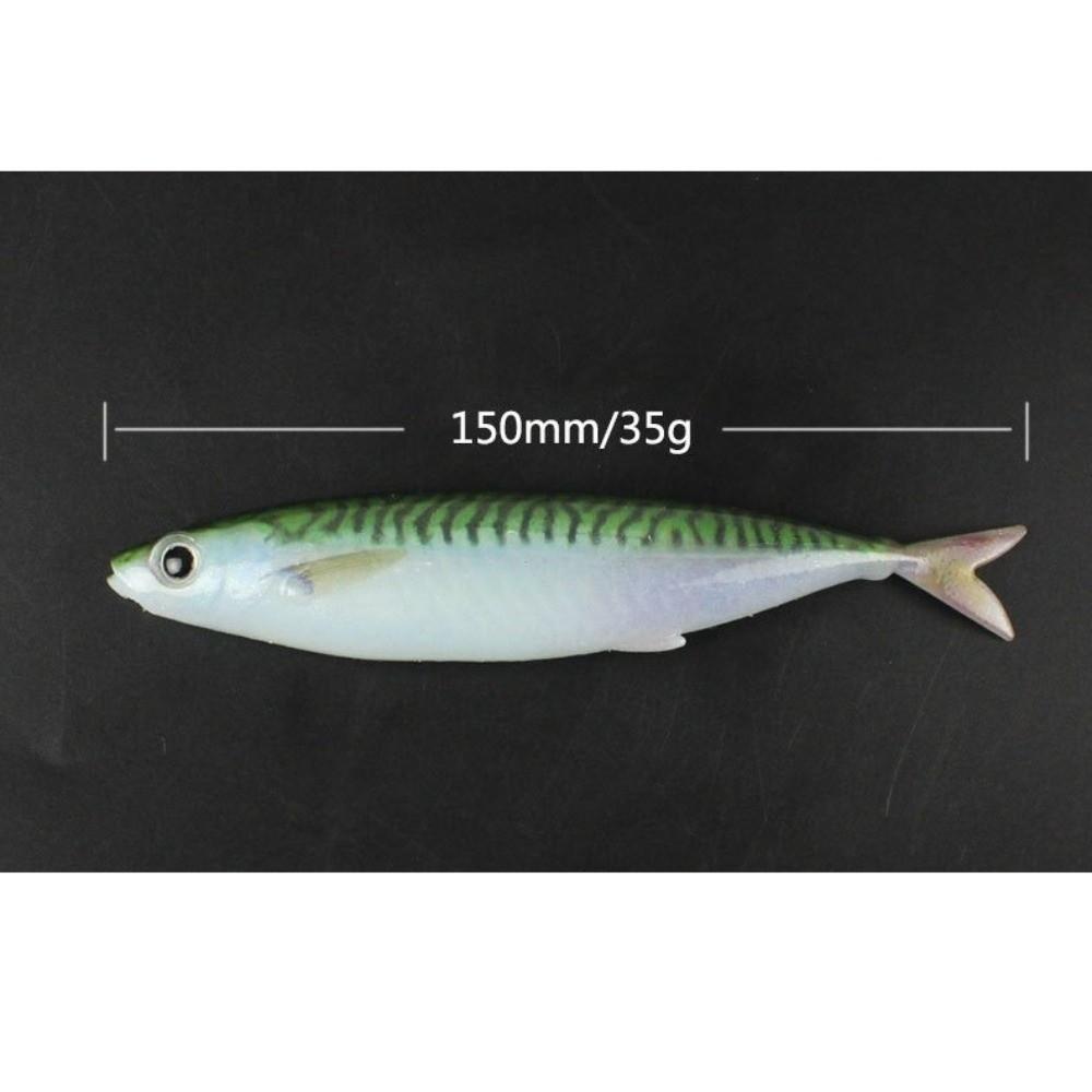 3pcs 3D Simulation Flying Fish Lures PVC Material Luminous Fishing Lures Sea Fishing