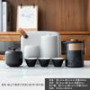 Ceramic travel tea set Kuaike cup portable tea set outdoor tea cup one pot three cups teapot set
