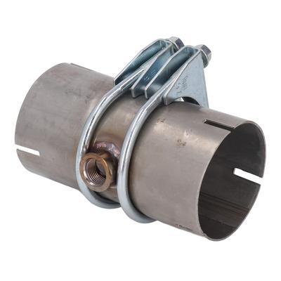 Exhaust Pipe Repair Connector with 2 Fixed Clamps Metal Alloy Sealed Replacement For Lambda Boss 3in