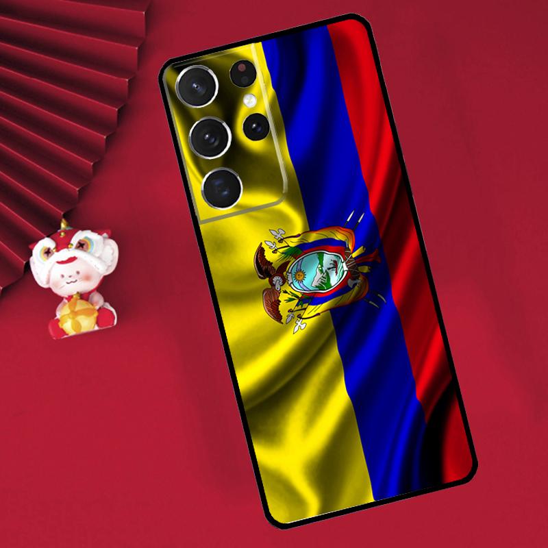 

Ecuador Flag Case For Samsung Galaxy S26 S25 S24 Ultra S21 S20 S22 S23 Ultra S10 Plus S25 FE Cover Funda Galaxy S24Ultra
