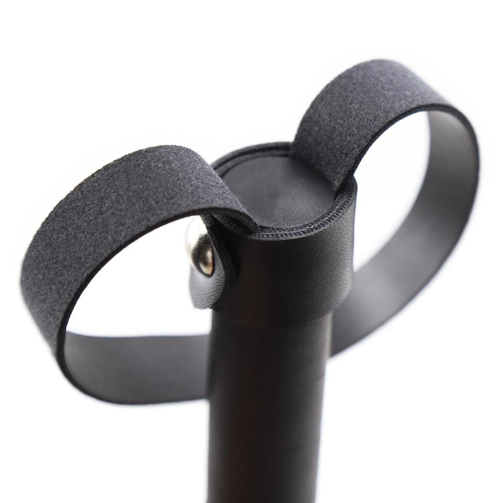 Sex Toys Sexual SM Training Black Leather Whip 97g 43+15.5cm Sexual Flirtation Whip for Spanking Spinning Whip Props