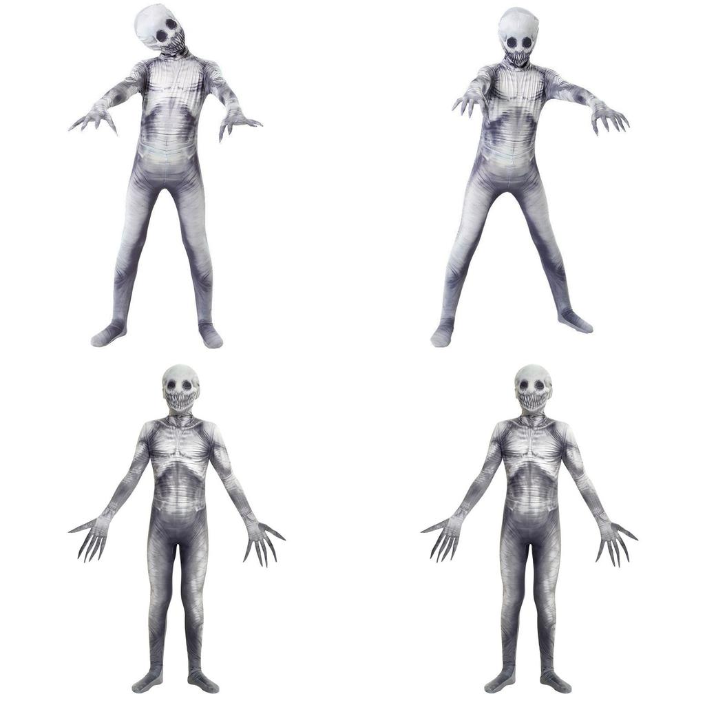 Creepypasta Horror Prop The Rake Morphsuit Costume For Kids And Adults