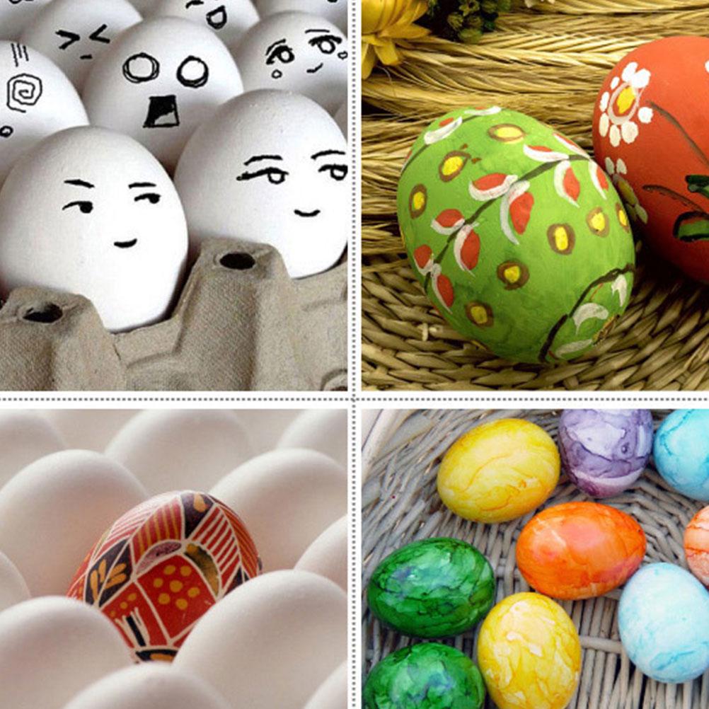 Buy 50Pcs Simulation Eggs Egg Toys Painting Eggs Graffit Eggs Colored