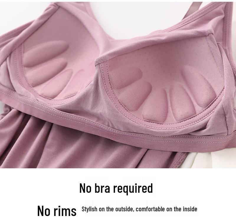 Damen-Schlankheits-Camisole mit integriertem BH und verstellbaren Trägern