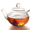 HARIO Asian Round 180ml Teapot Teapot, Shape, Capacity, Heat-Resistant Glass, QSM-1