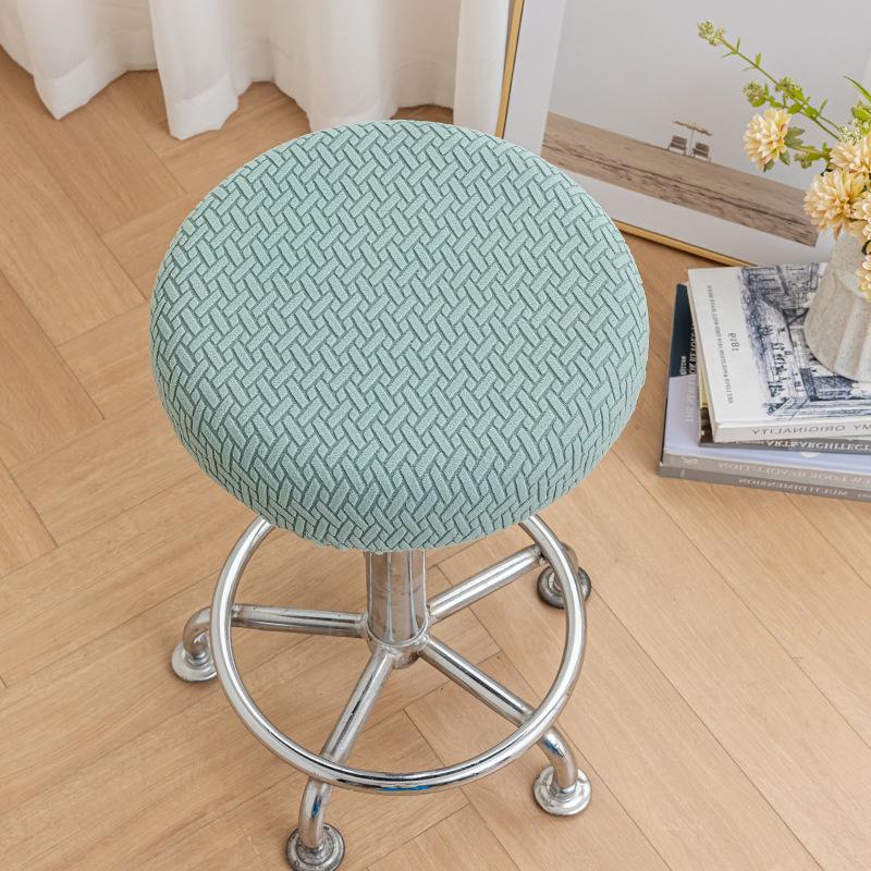 

Противоскользящий круглый чехол для стула, защитный чехол для стула, скамьи, бара, вращающегося кресла, салона красоты, круглый чехол для сиденья из ткани 30CM сосна зеленый