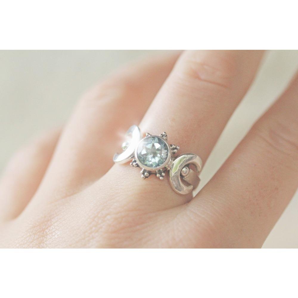 

Кольцо из серебра и лунного камня в европейском и американском стиле в стиле ретро с тайским лунным камнем, комплект из бриллиантов, ювелирное кольцо No.8