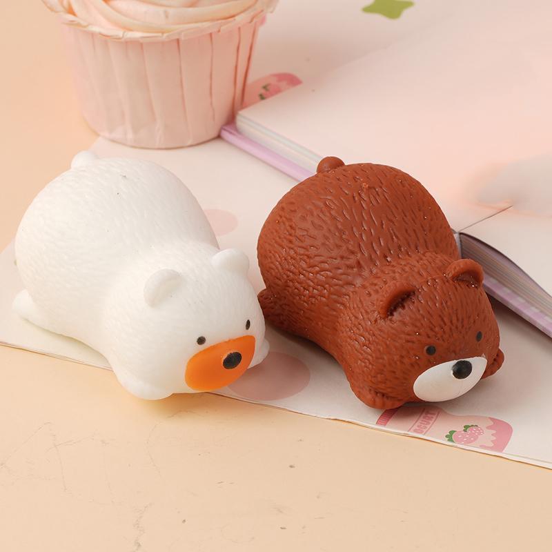 Pig Dog Anti Stress Toys Flour Stress Ball Cute Cartoon Animal Squishy Squeeze Vent Balls Stress Relief Pinch Toy Kids Doll Gift