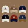 Cute Bear Baseball Cap With Warmth And Windproof Features For Fall Winter Fashion
