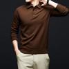 Men's Casual Polo Neck Knit Sweater