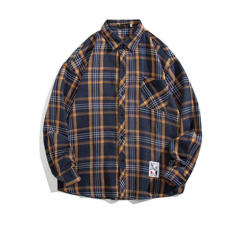 Spring And Autumn Long-sleeved Loose Casual Bottoming Shirt Couples Versatile Jacket